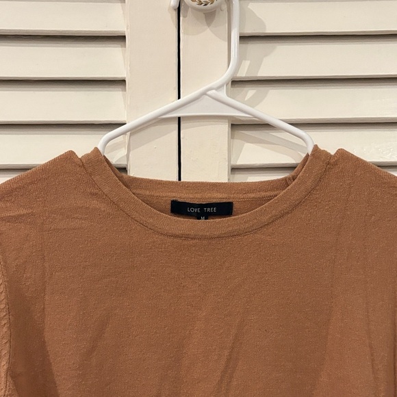 Women's Tan Sweater - Picture 3 of 10